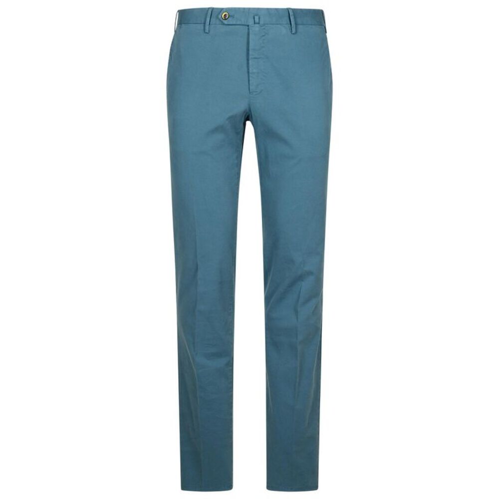 Pt01 Light Blue Cotton Blend Pants Men